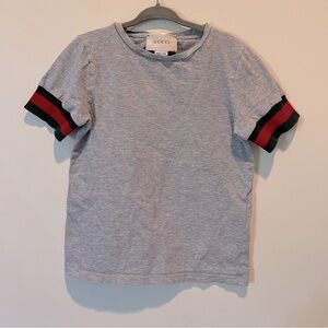 Kids Boys Authentic GUCCI Gray T-Shirt